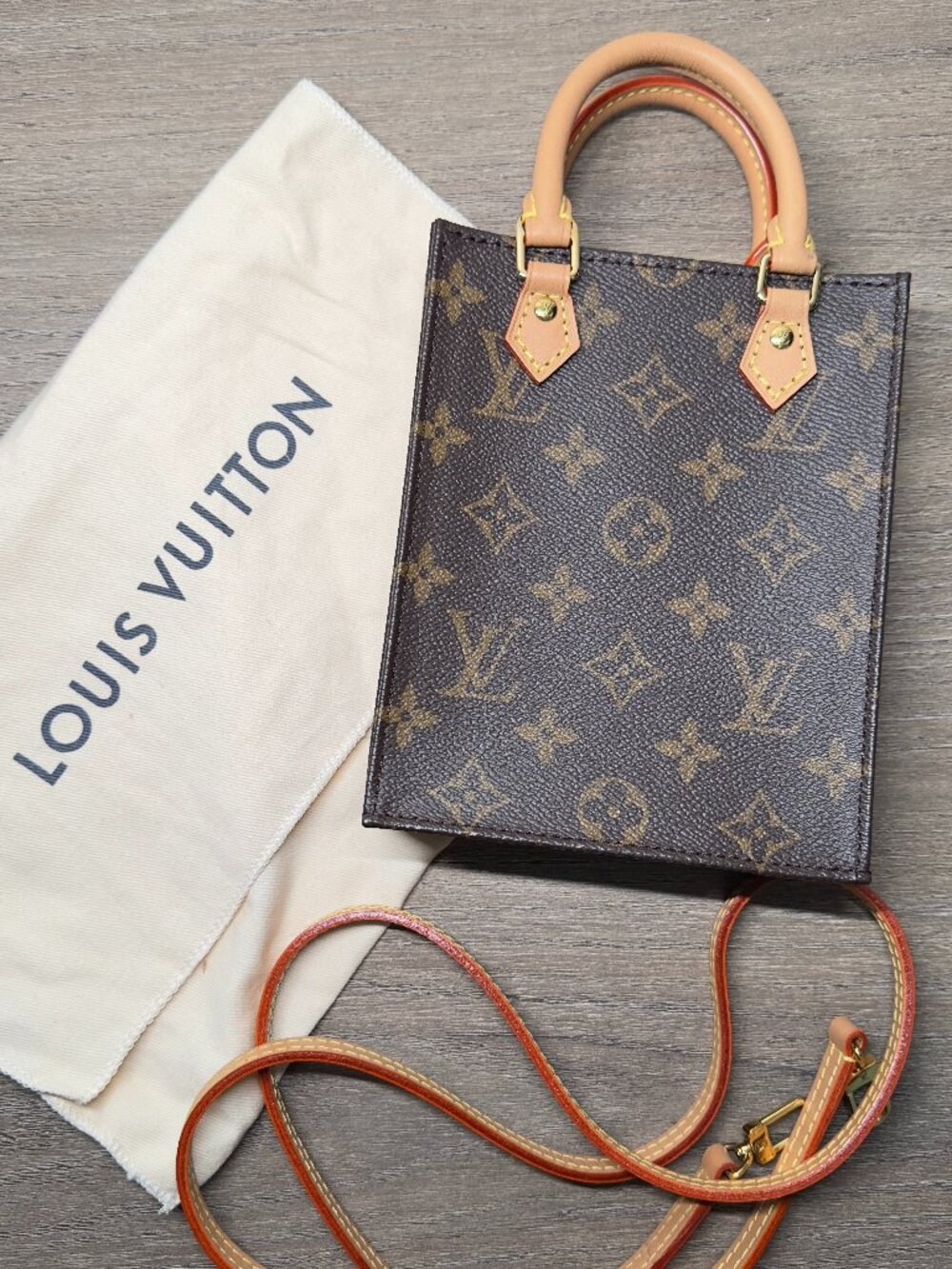 Louis Vuitton Petit Sac Plat M81295 Monogram 2021